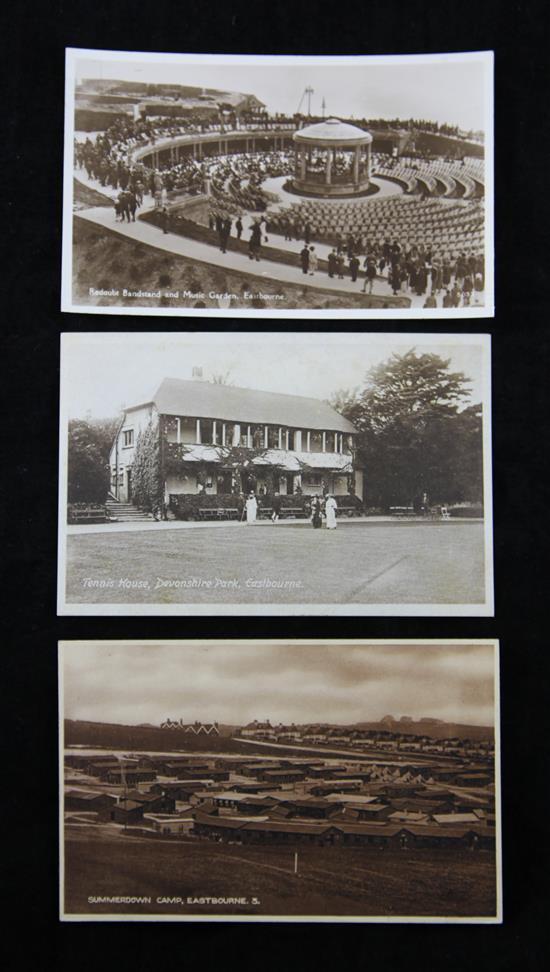 Eastbourne Postcards - late Victorian, Edward VII, George V and later including: